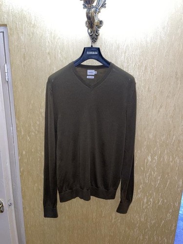 Maglione uomo celio lana - lana, cachi