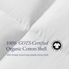 Piumino 100% cotone biologico