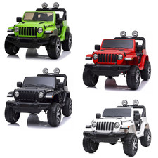Macchina Elettrica per Bambini LT908 Jeep Rubicon 12V Luci Suoni e Telecomando