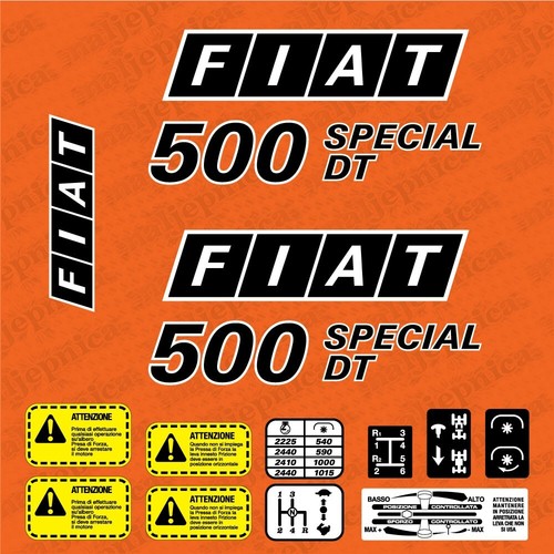 Fiat 500 special adesivi - 500,