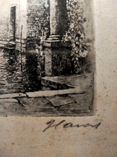 Acquaforte "Scorcio di