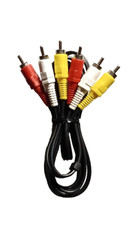 CAVO AUDIO VIDEO AV Rca  Home Theater TeleCamera QUALITÀ PC Portatile TV DVD Vcr