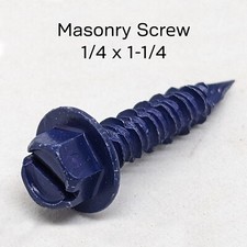 (500) 1/4" x 1-1/4" testa