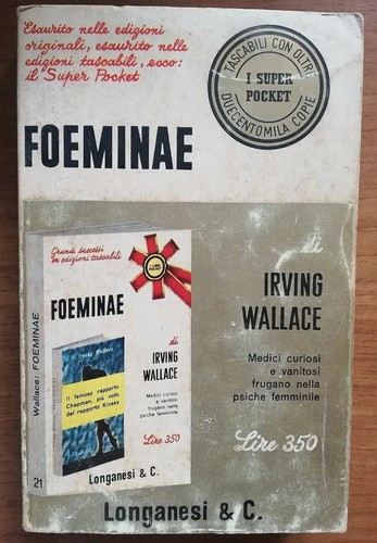 Foeminae irving wallace - irving,