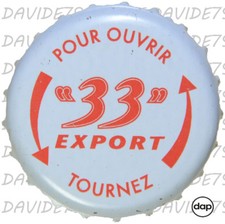 01024] TAPPO CORONA CROWN CAP CHAPA KRONKORKEN CAPSULE - BIRRA 33 EXPORT