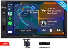 Autoradio DAB+ Eonon UX7 7" 2Din Android 14 Bluetooth GPS Navigatore satellitare CarPlay