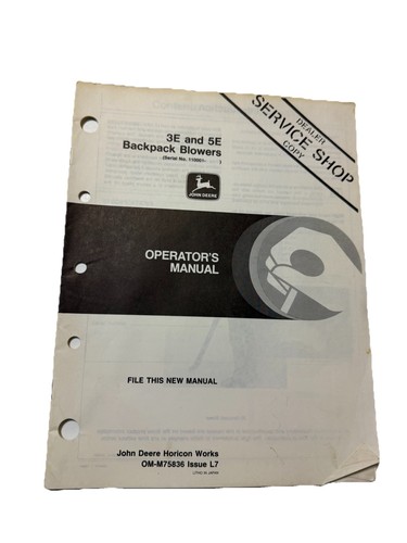 John deere soffiatore a - 3e,