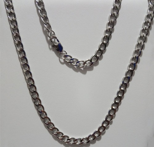 1pz collana cubana uomo - , 7mm