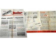 ESSO JUNIOR bollettino dic 1959 + cartolina