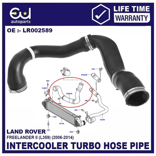 Tubo intercooler - tubo, a