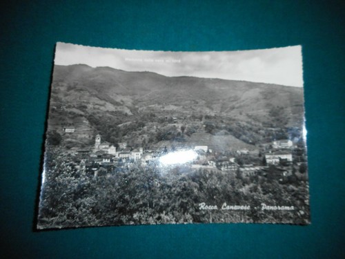 Cartolina rocca canavese - b/n,
