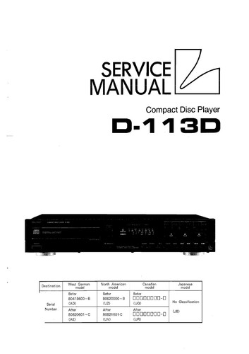 Manuale servizio - -,