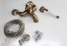 Rubinetto miscelatore vasca-doccia Zucchetti Delfiflu bronzato cod. ZX6155.T