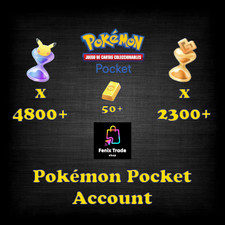 [Global] Pokemon TCG Pocket with 4800+ Pack Hourglass | 2300+ Wonder | 50+ Gold
