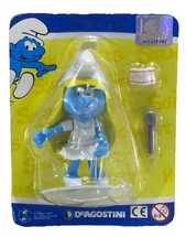 SMURFS PUFFI MONDO DI MESTIERI PUFFETTA SMURFETTE MEDICO INFERMIERA DE AGOSTINI