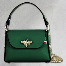 Borsa Verde Florence In Pelle