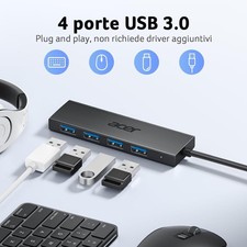 Acer Hub USB 3.0 con 5 Porte