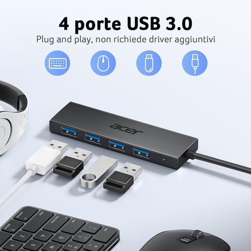 Acer hub usb con - hub, 3.0