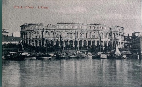 Cartolina pola - pola, (istria)