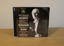 Fritz Busch Beethoven Symphony 5 & 9 Mendelssohn Brahms Urania 2 CD