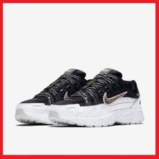 Scarpe Da Ginnastica Donna Nike P-6000 SE Sneakers Nero Bianco Rosa Ragazza 40,5