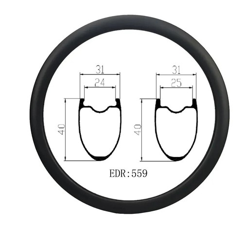 Cerchi carbonio 700c - carbonio, ghiaia