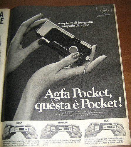 Pubblicita agfa pocket - agfa,