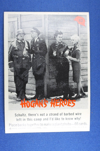 1965 fleer hogans heroes 43 - fleer,