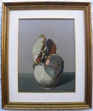 Egidio Samorì (Modigliana 1926 – Castrocaro Terme 2001) Girasoli OLIO 65x50 1976