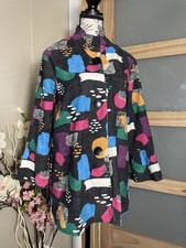 Giacca donna stampa astratta