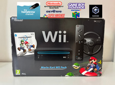 Nintendo Wii Pack Mario Kart Bundle - Completo e M0D