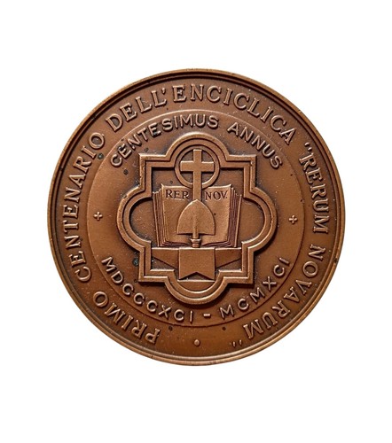 Medaglia religiosa rerum - medaglia,