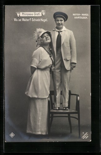 Cartolina operetta principessa - operetta,