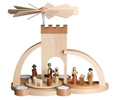 Piramide natale legno - di,