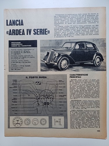 Lancia ardea serie - "lancia,