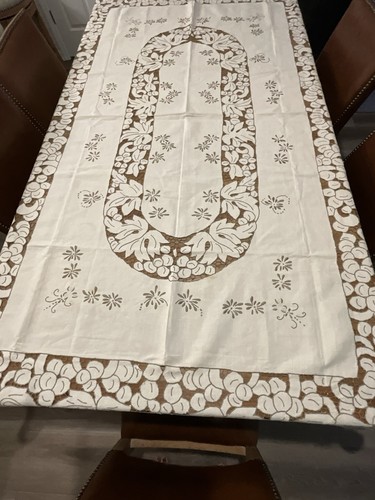 Vintage hand embroidered linen - vintage,