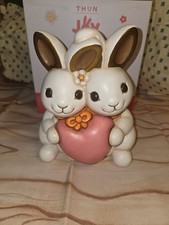 Thun Coppia Conigli Joy Con Cuore Pasqua con scatola Coniglio 
