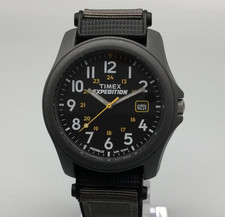 Orologio Timex Expedition Camper Uomo 37mm Quadrante Nero Data Indiglo T42571