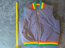 Gilet arcobaleno reversibile