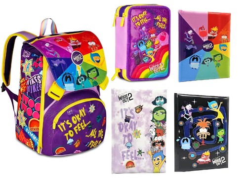 Kit scuola bambino inside out - kit,