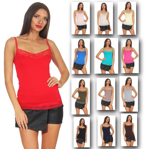 Top con spalline camicia