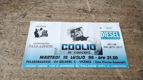 Biglietto concerto coolio - biglietto,
