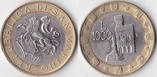 Repubblica marino 1000 - repubblica, s.