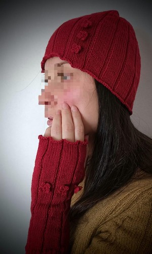 Guanti senza dita - , e