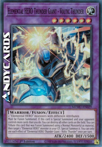 Elemental hero thunder - elemental,