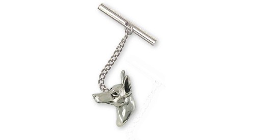 Cravatta doberman argento - doberman,