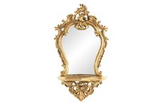 SPECCHIERA CAMERA LETTO SPECCHIO A PARETE SPECCHIO A muro oro color dorato