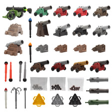 Playmobil cannoni montazione corsaro nave pirata fortezza forte guardie