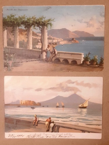 Cartoline napoli vesuvio - 2,