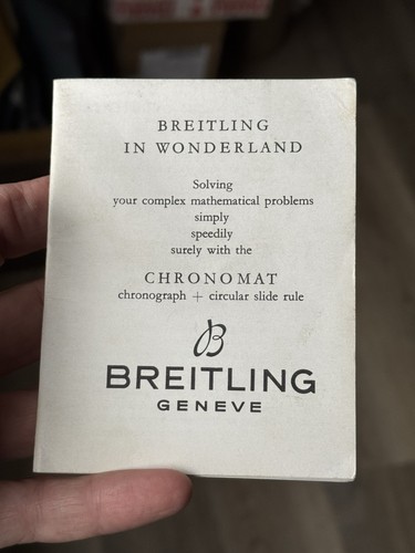 Raro manuale utente breitling - raro,